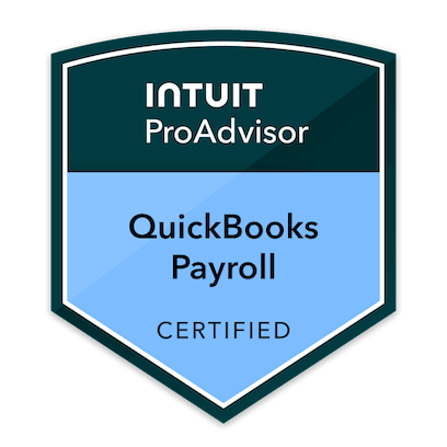 Intuit ProAdvisor QuickBooks Payroll Certified badge